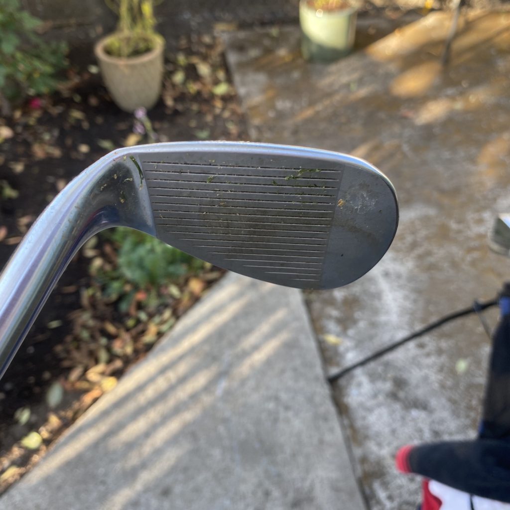 Dirty golf club