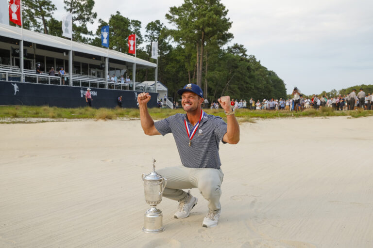 Bryson DeChambeau as seen after winning the 2024 U.S. Open at Pinehurst Resort & C.C. (Course No. 2) in Village of Pinehurst, N.C. on Sunday, June 16, 2024.